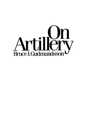 cover image of On Artillery